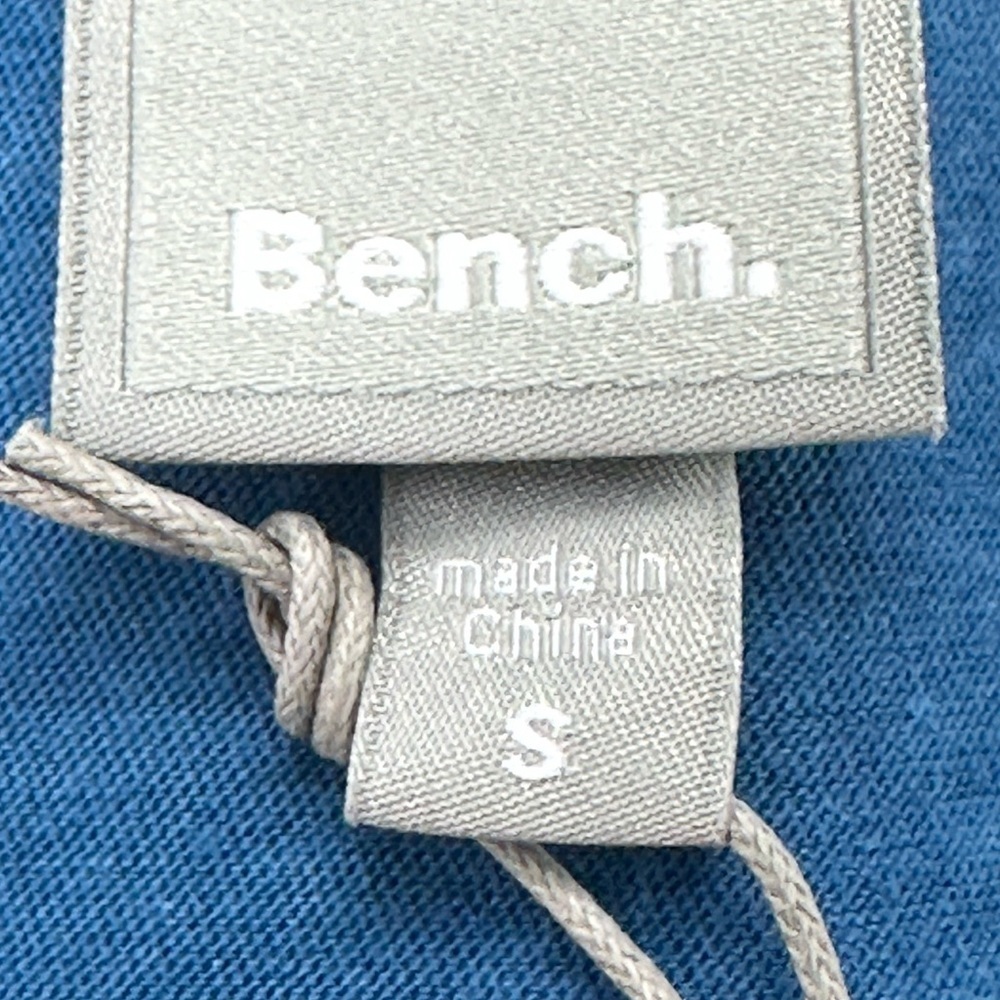 Bench Women's Short Sleeve Crew Neck Logo Print T-Shirt - Blue - size Small - Picture 5 of 8